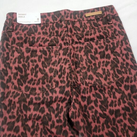 Soft Surroundings Jeans Womens 8 Ultimate High Rise Skinny Leopard - Picture 4 of 16